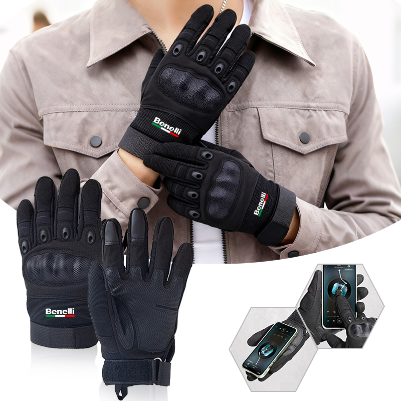 Outdoor Sport Gloves - Motocross Riding Hard Knuckle Racing Hunting