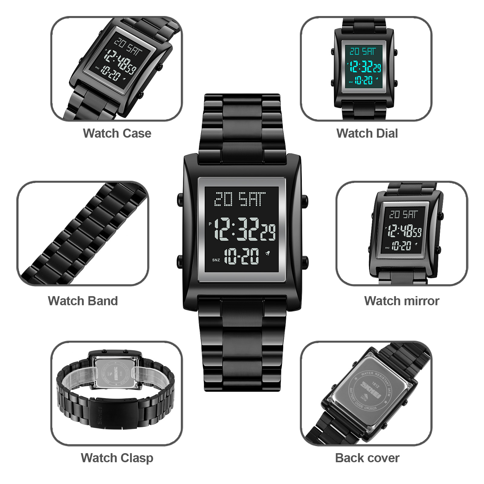 SKMEI Simple Alarm Clock Sport - Outdoor Sports List recensione e prezzo