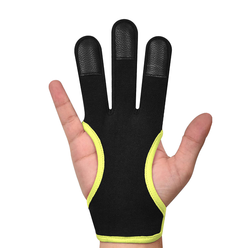 1PCS Archery 3 Fingers Glove G - Outdoor Sport Gloves recensione e prezzo