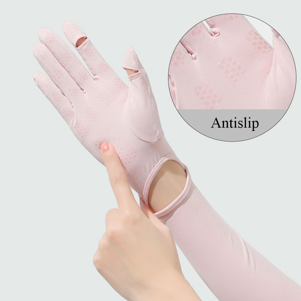 Ice Silk Sunscreen Sleeve Wome - Outdoor Sport Gloves recensione e prezzo