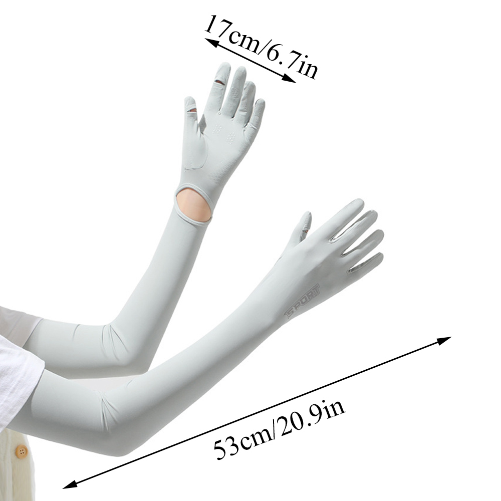 Ice Silk Sunscreen Sleeve Wome - Outdoor Sport Gloves recensione e prezzo