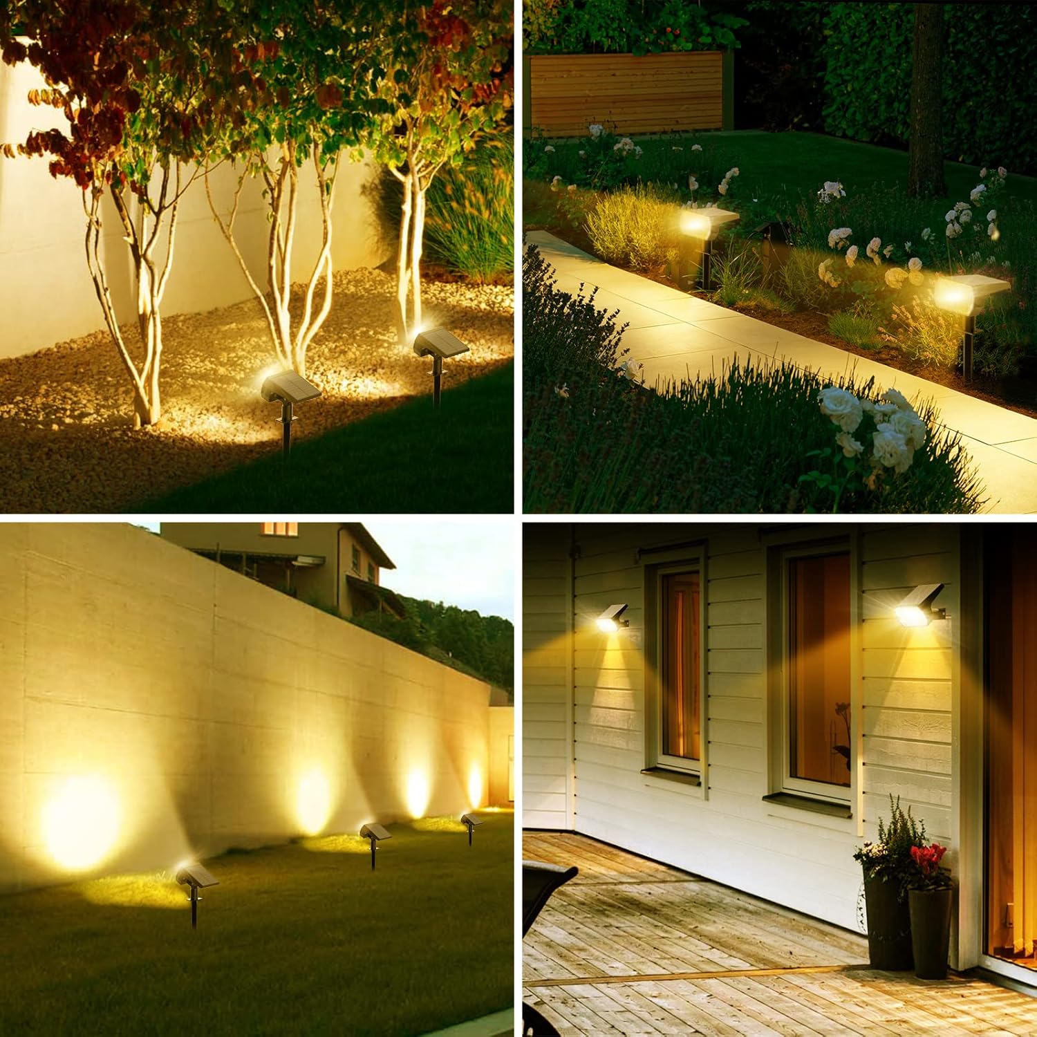 Solar Spot Lights Outdoor 8 Pa - Outdoor Spotlight recensione e prezzo