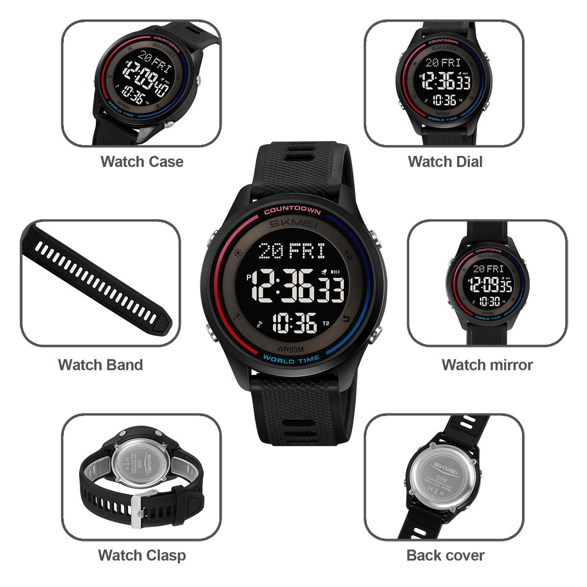 SKMEI Military Digital Wristwa - Outdoor Sports List recensione e prezzo