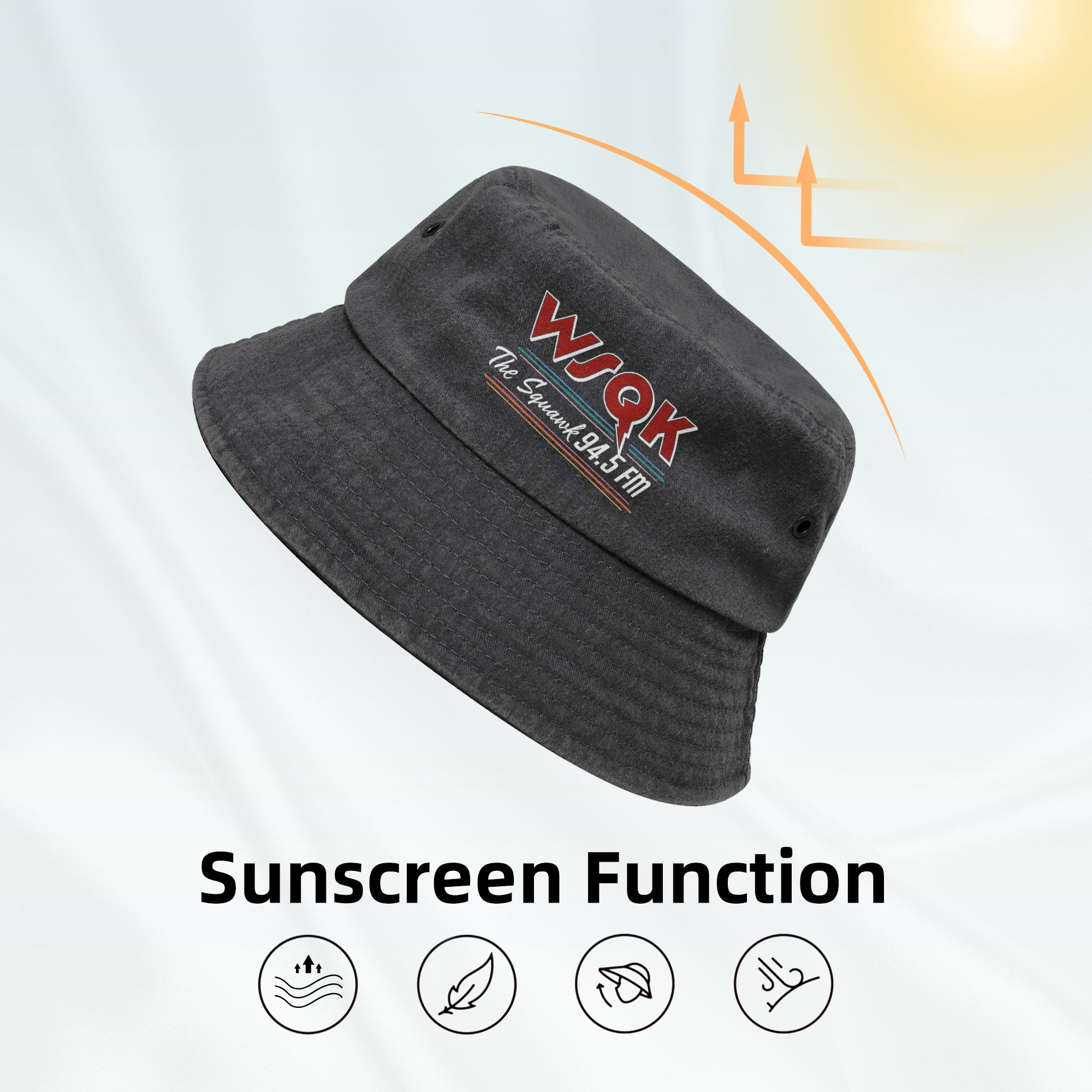 Unisex Bucket Hat WSQK The Squ - Outdoor Sport Ideas recensione e prezzo