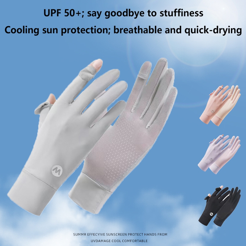 Sunscreen Ice Silk Breathable  - Outdoor Sport Gloves recensione e prezzo