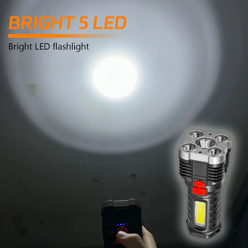 5 LED High Power Led Flashligh - Outdoor Spotlight recensione e prezzo