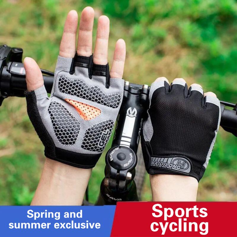 Half Finger Cycling Gloves Men - Outdoor Sport Gloves recensione e prezzo