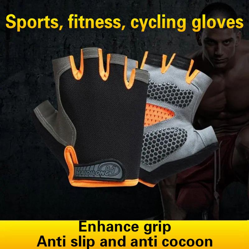 Half Finger Cycling Gloves Men - Outdoor Sport Gloves recensione e prezzo