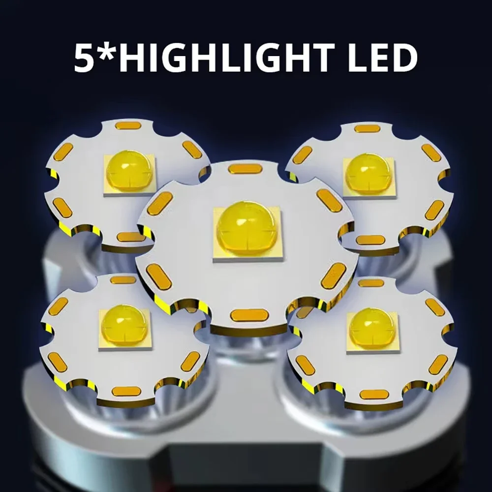5 LED High Power Led Flashligh - Outdoor Spotlight recensione e prezzo