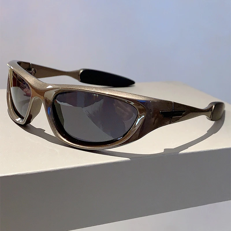 Y2K Punk Sunglasses Men New Ou - Outdoor Sport Activity recensione e prezzo