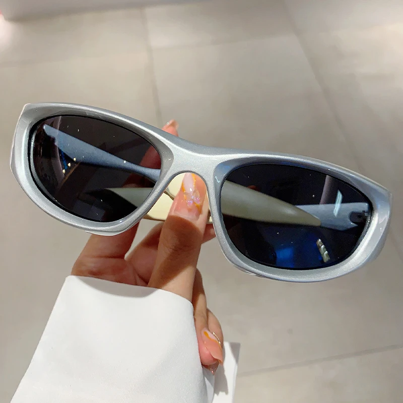 Y2K Punk Sunglasses Men New Ou - Outdoor Sport Activity recensione e prezzo