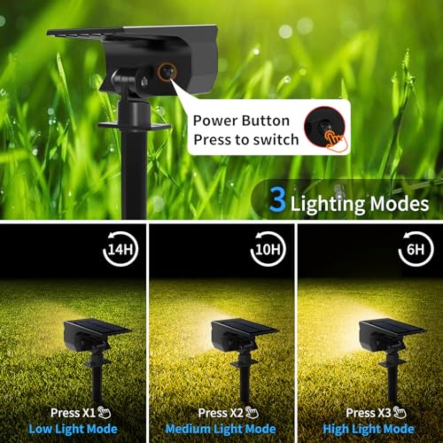 Solar Spot Lights Outdoor 10 P - Outdoor Spotlight recensione e prezzo