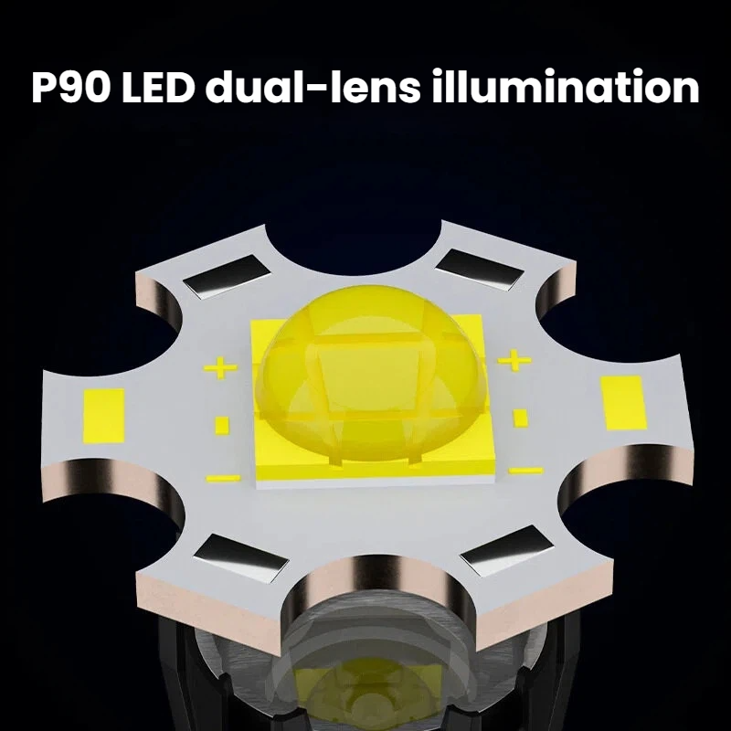 High-power P90 LED Flashlight  - Outdoor Spotlight recensione e prezzo