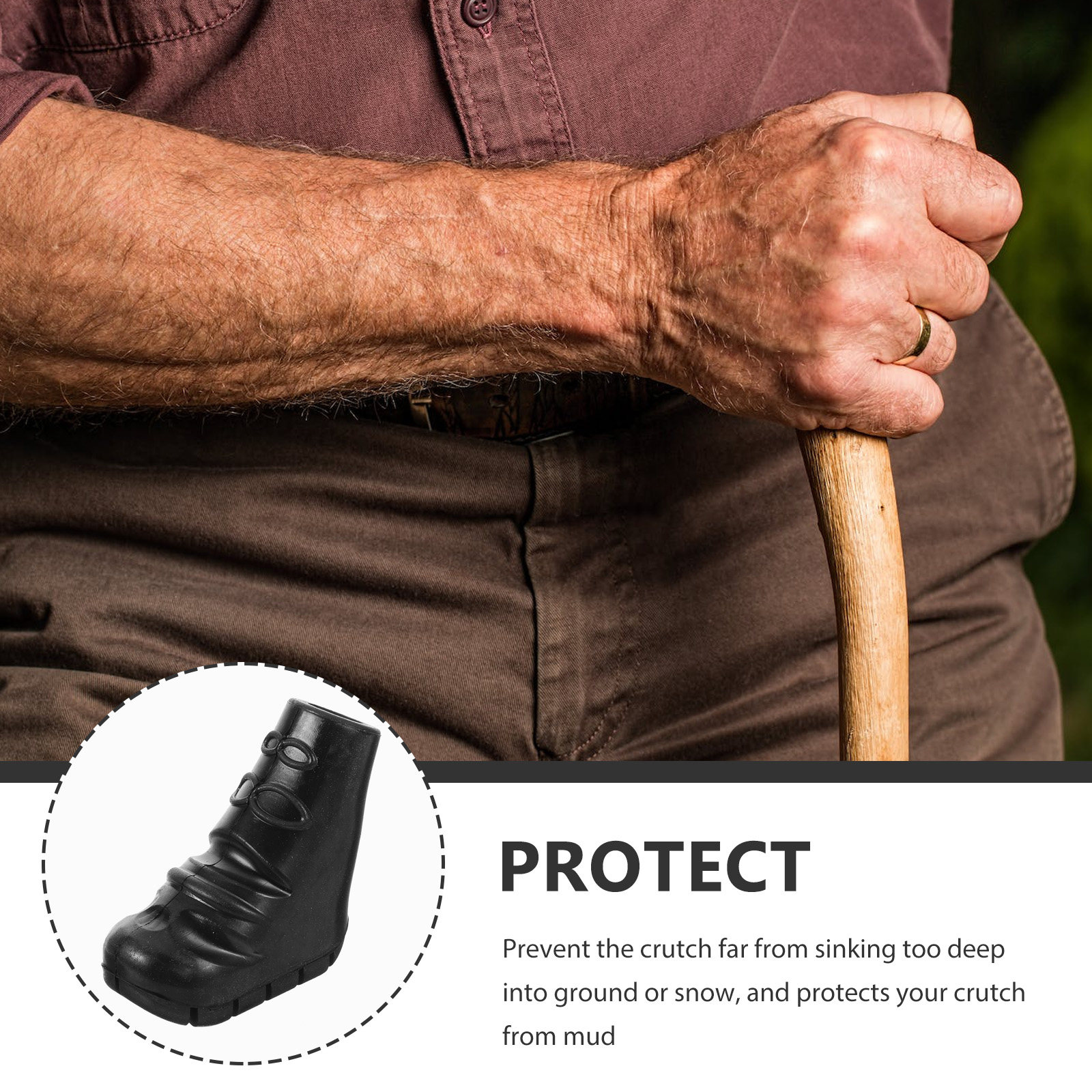 Rubber Trekking Pole Tips Ligh - Outdoor Sport Gloves recensione e prezzo