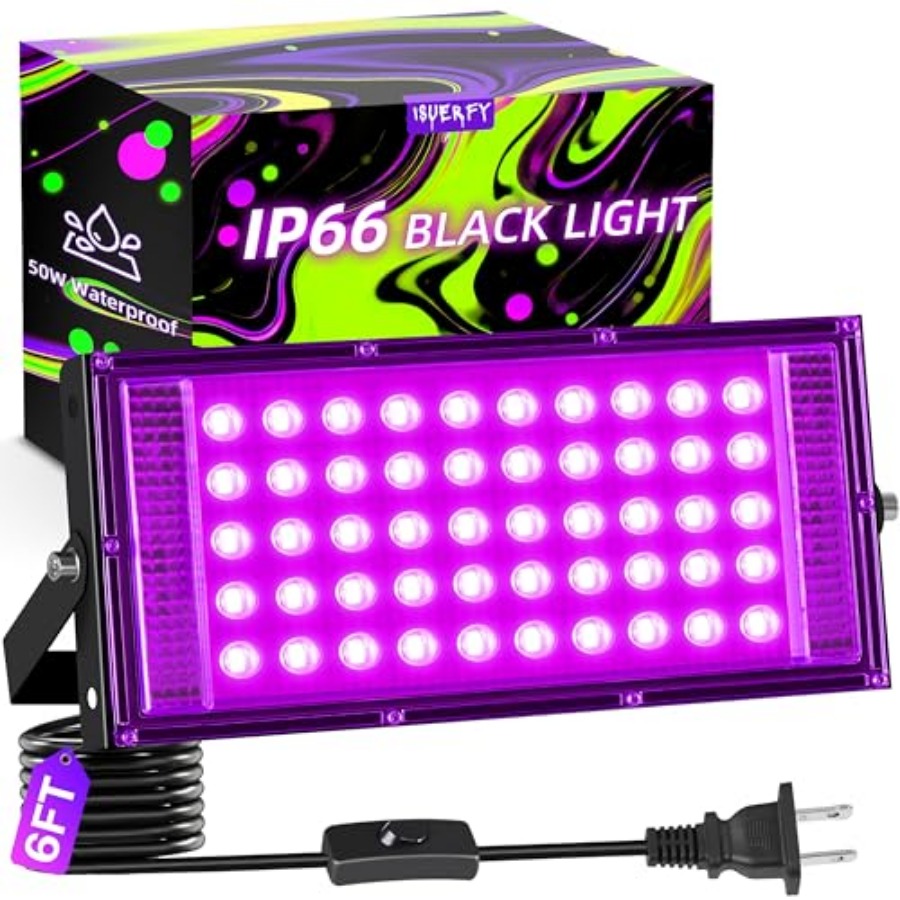 50W LED Black Light IP66 Water - Outdoor Spotlight recensione e prezzo