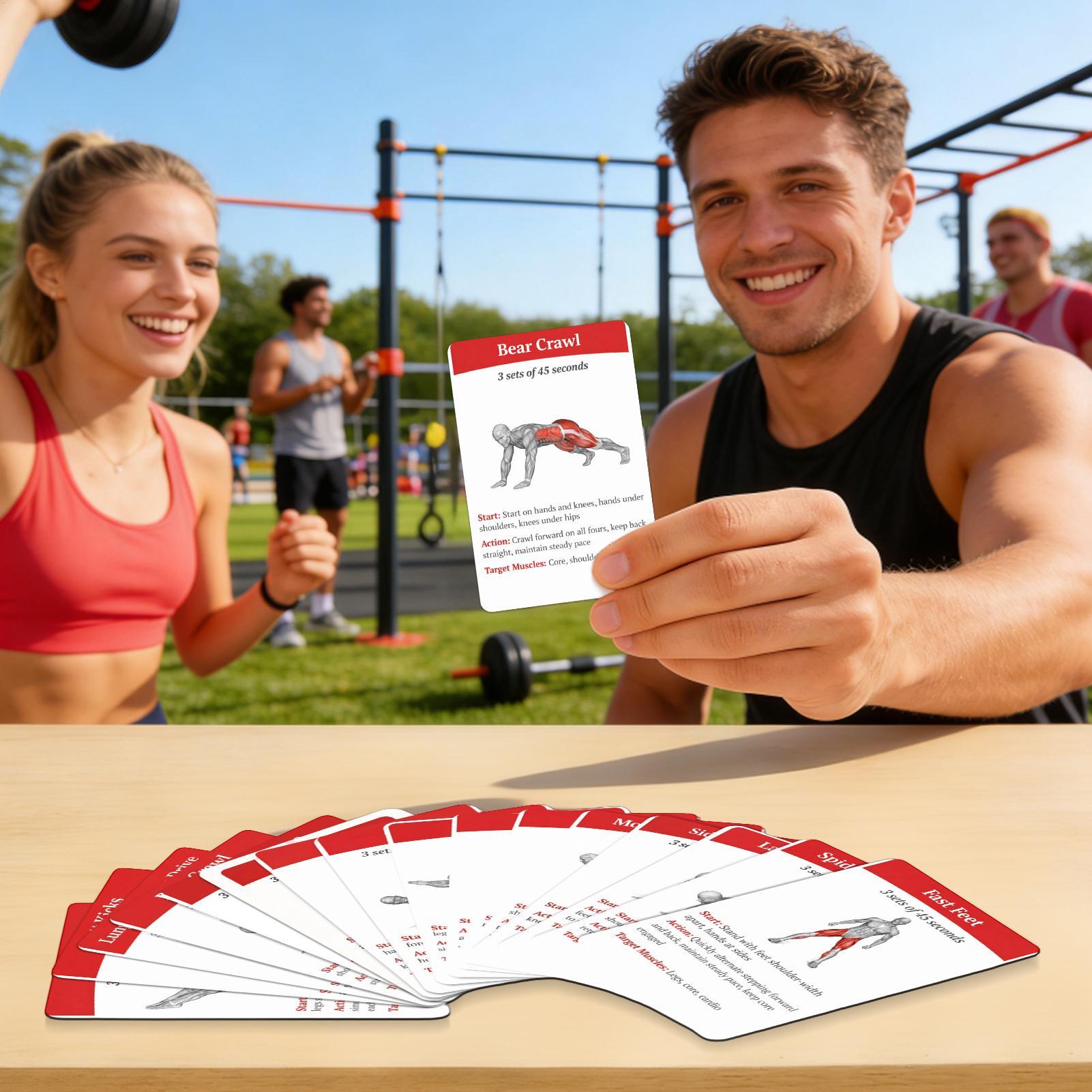36pcs Fitness Cards Comprehens - Outdoor Sport Jas recensione e prezzo