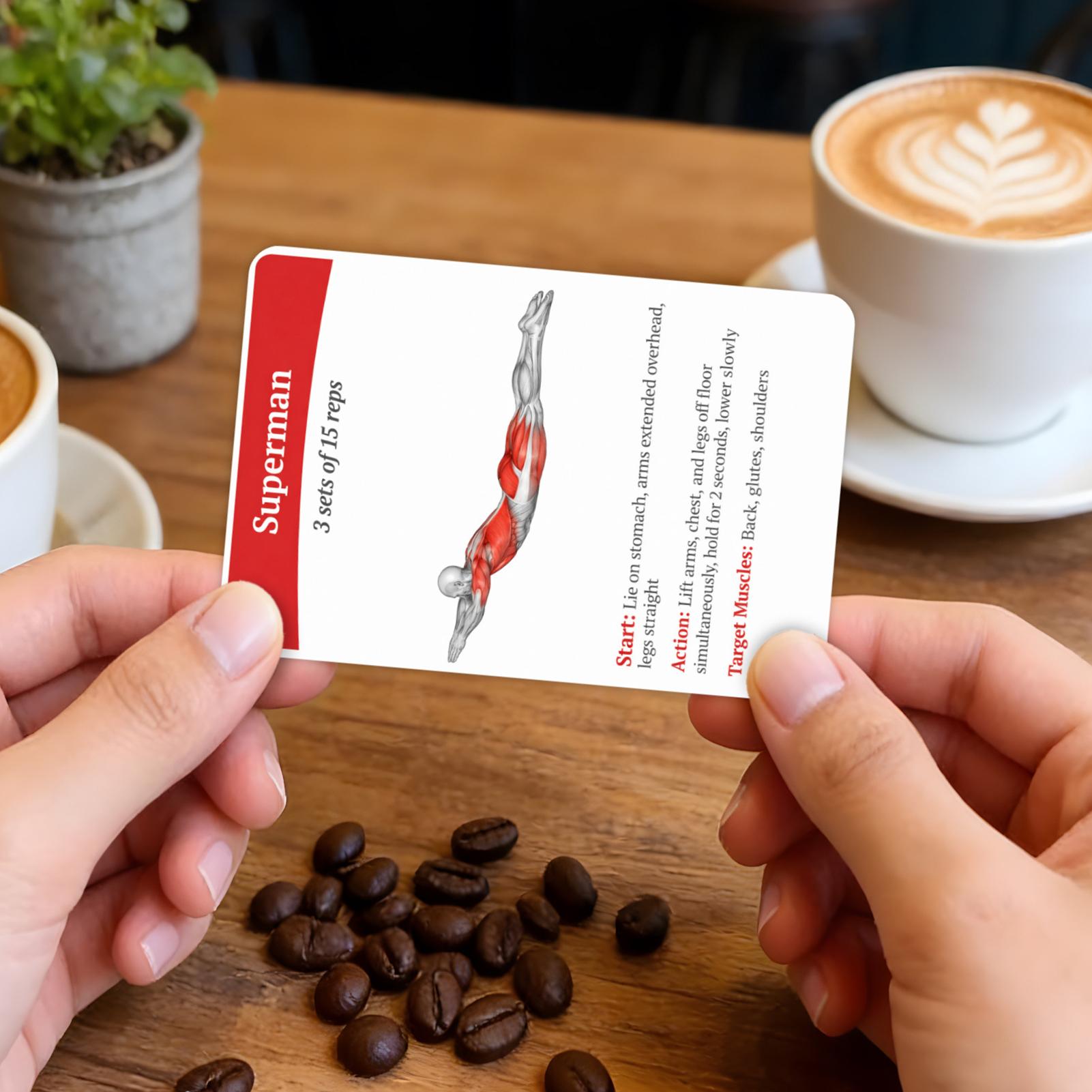 36pcs Fitness Cards Comprehens - Outdoor Sport Jas recensione e prezzo