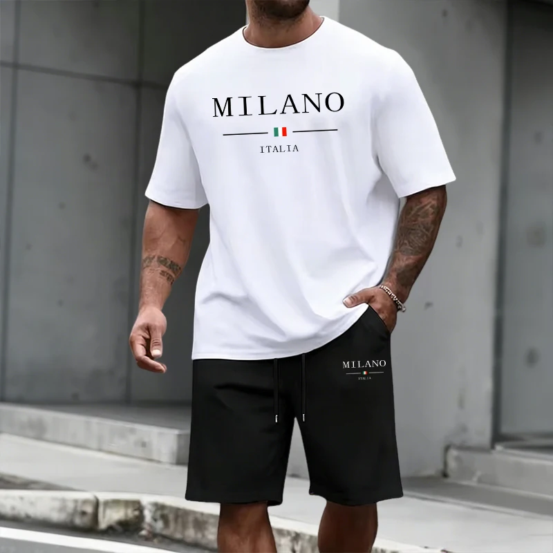 Men's Tracksuit Short Sleeve T - Outdoor Sport Leisure recensione e prezzo