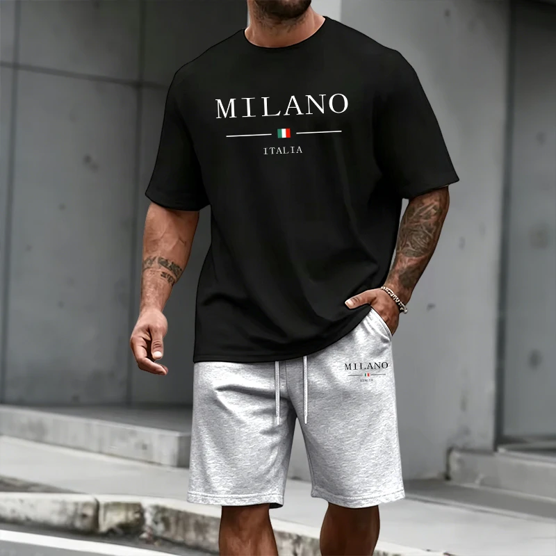 Men's Tracksuit Short Sleeve T - Outdoor Sport Leisure recensione e prezzo
