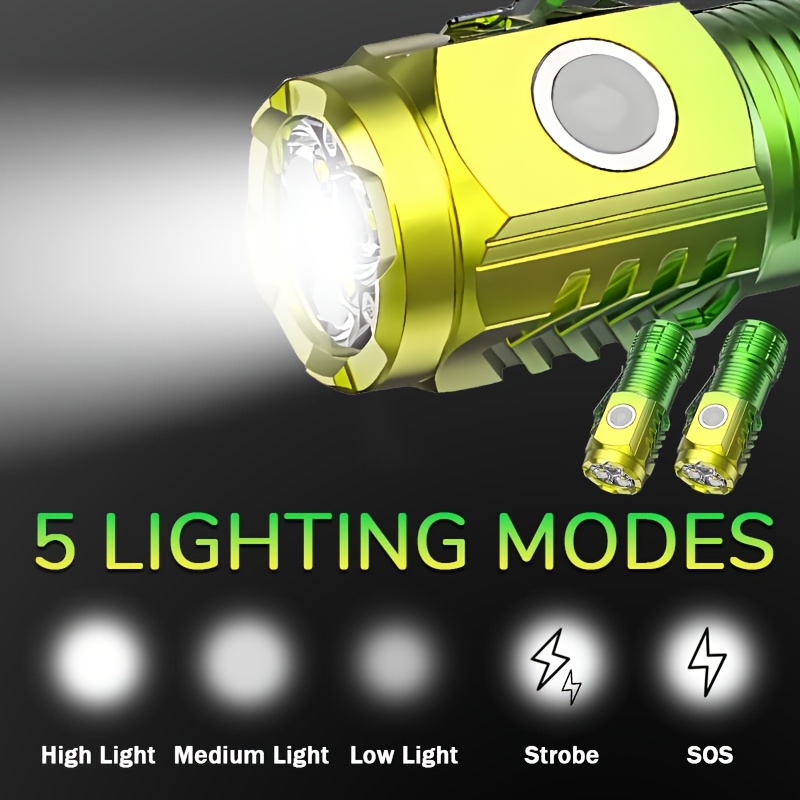 Mini 3LED Flashlight With Pen  - Outdoor Spotlight recensione e prezzo